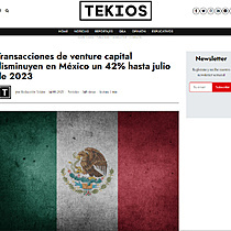 Transacciones de venture capital disminuyen en Mxico un 42% hasta julio de 2023